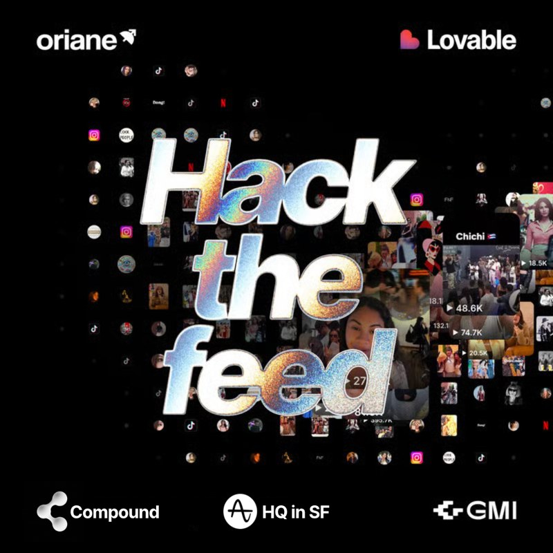 Hack the Feed: Creator Tools Hackathon event artwork