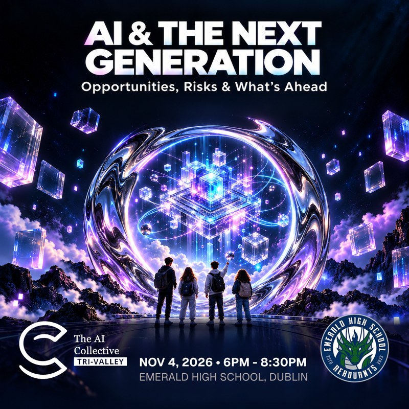 AI & the Next Generation: Opportunities, Risks, and What’s Ahead event artwork