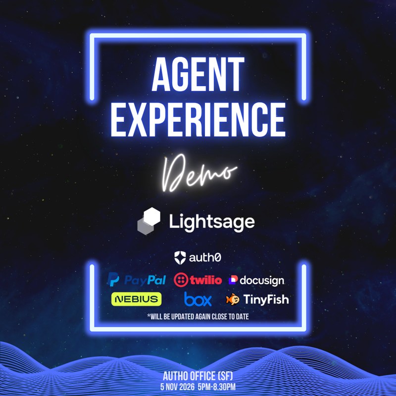 Agent-Led Growth / Agent Experience Demo Night at Auth0/Okta event artwork