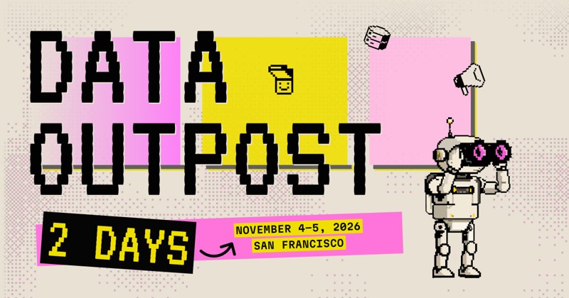 Data Outpost 2026 event artwork