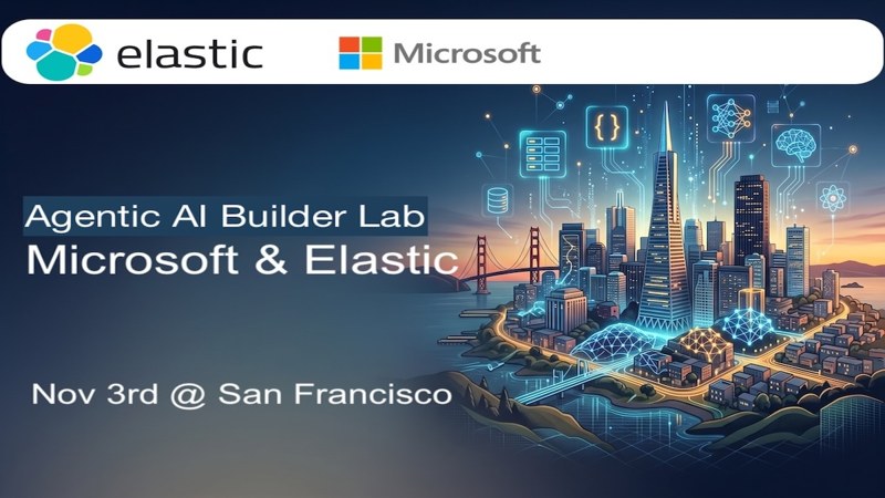 Agentic AI Builder Lab with Microsoft and Elastic event artwork