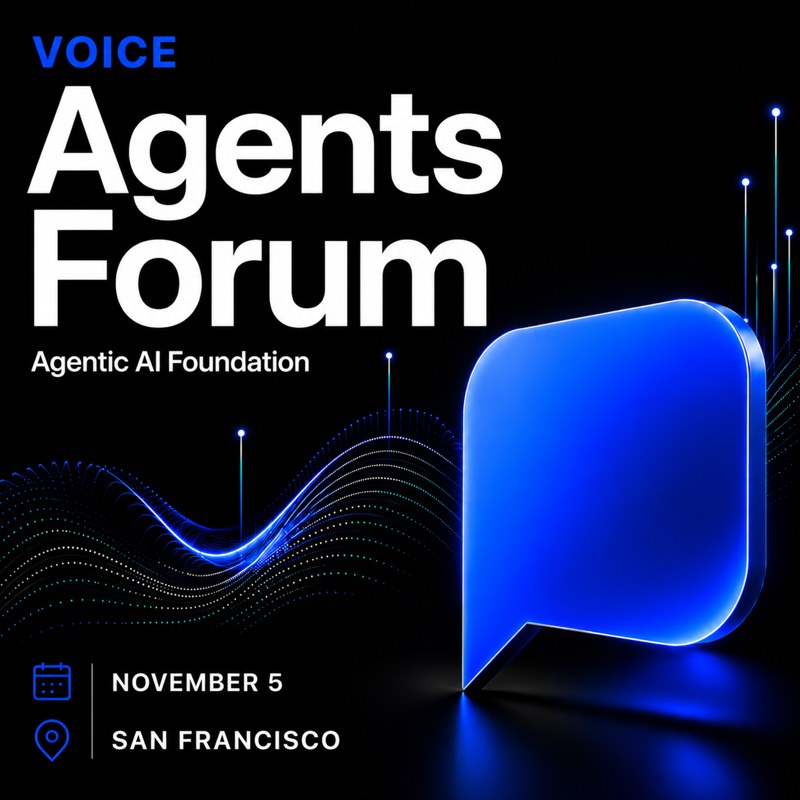 Voice Agents Forum event artwork