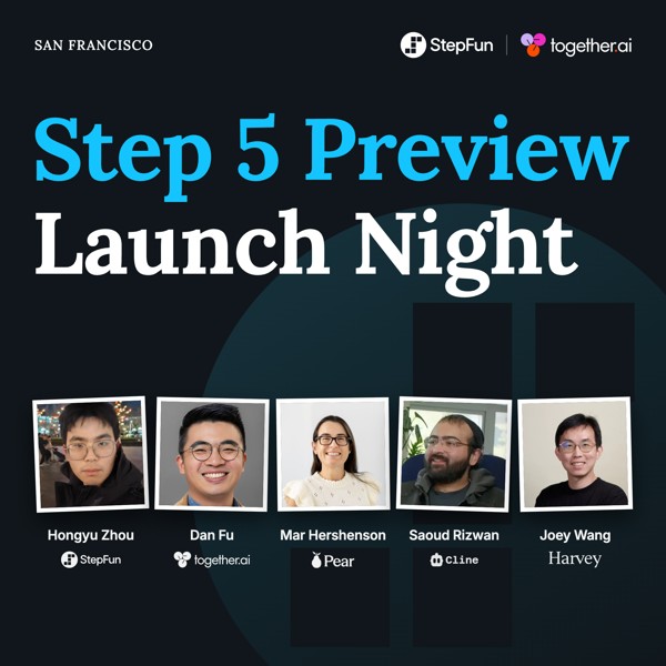 Step 5 Preview Launch Night 🚀 & AI Founders Meetup @SF event artwork