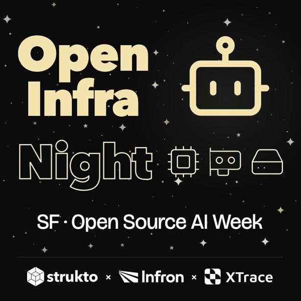 Open Infra Night for Agent Builders #Open Source AI Week event artwork