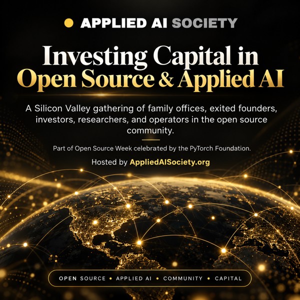 Investing Capital in Open Source & Applied AI / SI event artwork