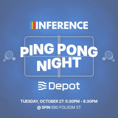 🏓 Ping Pong Night // Inference × Depot event artwork