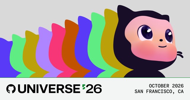 GitHub Universe 2026: Virtual event artwork