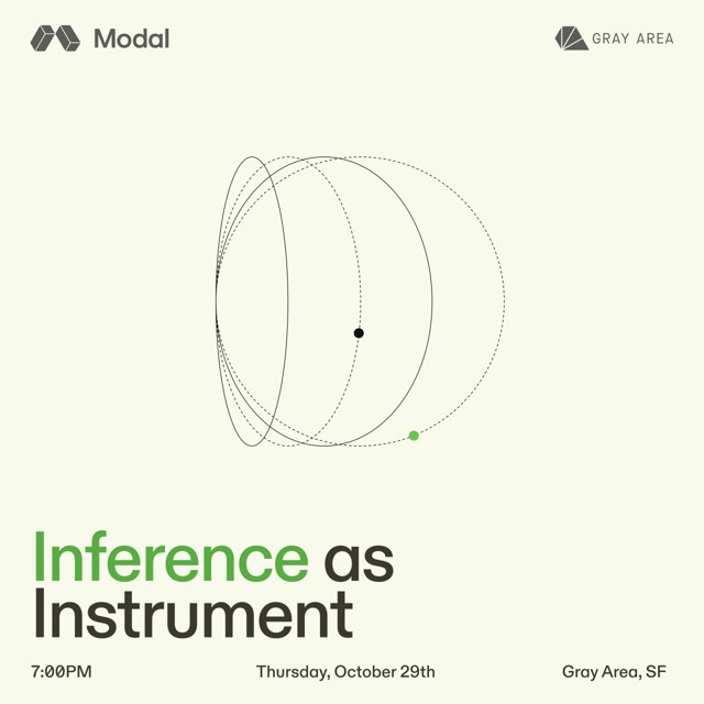 Inference as Instrument event artwork