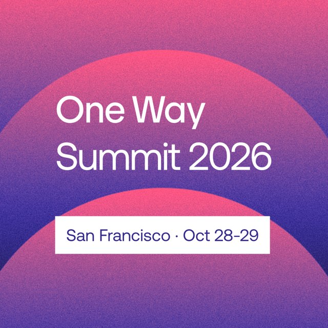 One Way Summit 2026 event artwork