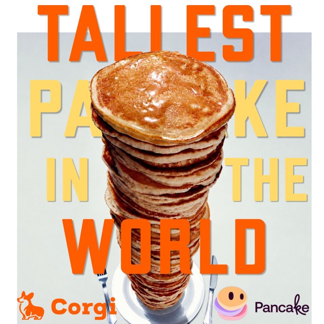 Pancake AI x Corgi event artwork